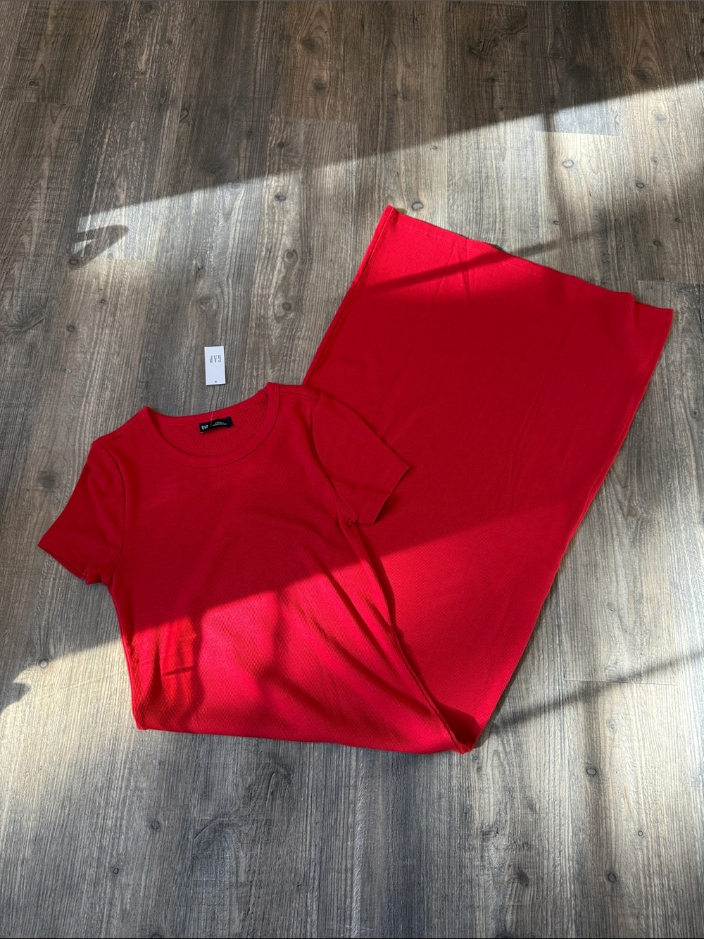 NWT GAP Bright Red Maxi Dress SZ: XS